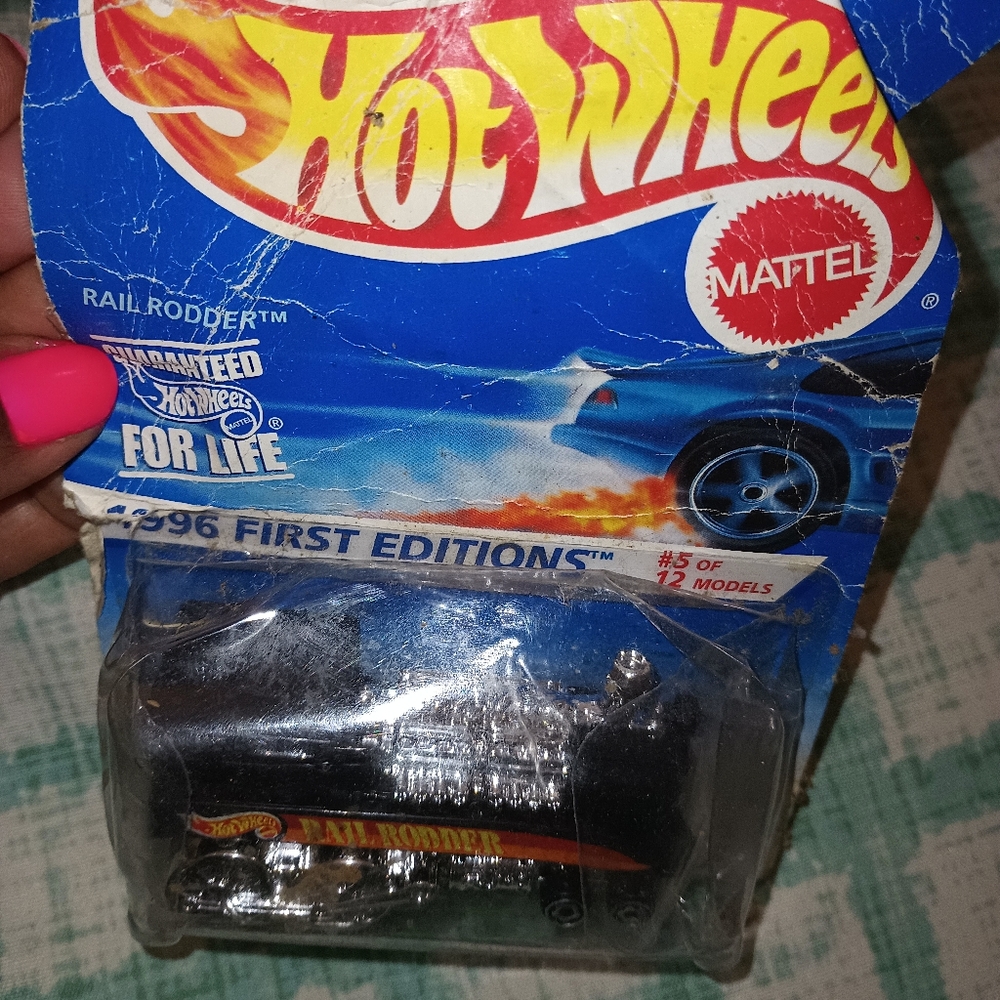 Vintage HOT WHEELS RAIL RODDER #370 (1996 FIRST EDITION #5 OF 12 Models)